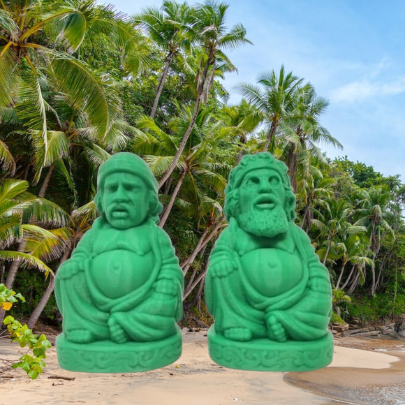Cheech & Chong Buddha Models Bust 3D Printed Print to Paint Collectable 420 HD - Picture 1 of 9